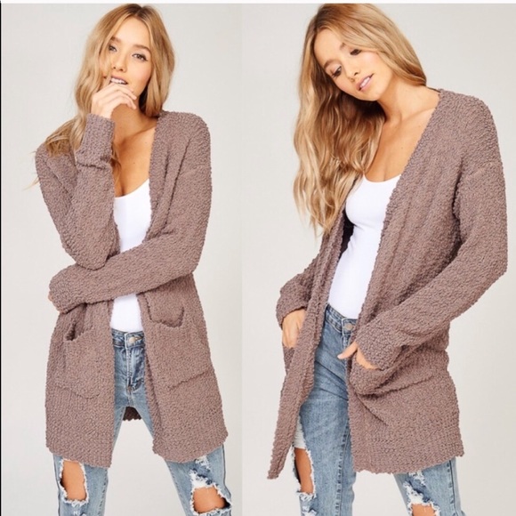 (L) EMERALD BLUE Cardigan - Picture 2 of 3